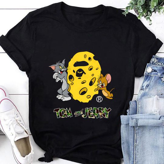 Tom And Jerry Cartoon T-Shirt, Tom And Jerry Shirt Fan Gifts, Cartoon Network Shirt, Tom And Jerry Vintage Shirt, Cat And Mouse Shirt