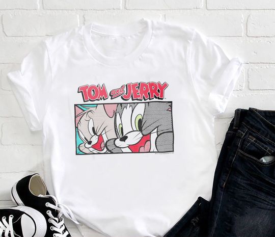 Tom And Jerry Comic Panel T-Shirt, Tom And Jerry Shirt Fan Gifts, Tom And Jerry Cartoon Network Shirt, Tom And Jerry Vintage Shirt