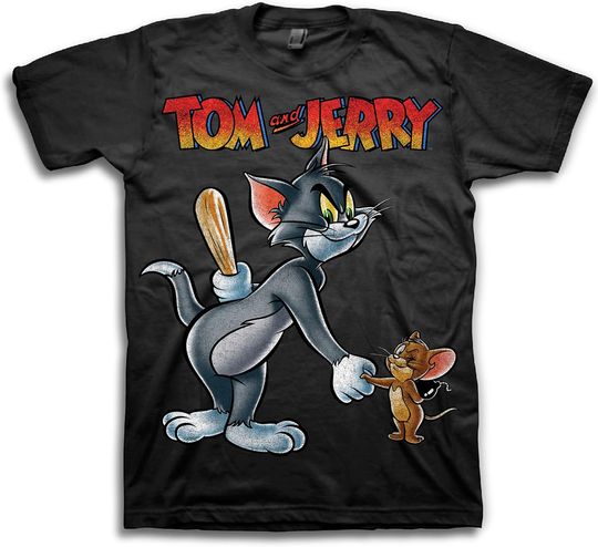 Tom & Jerry Mens' Throwback T-Shirt