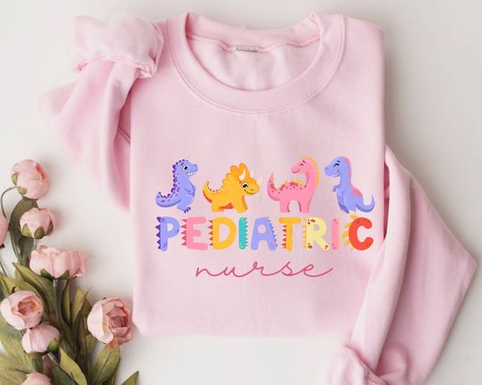 Pediatrics Sweatshirt, Pediatrics Dinosaurs Sweatshirt, PEDS Sweatshirt