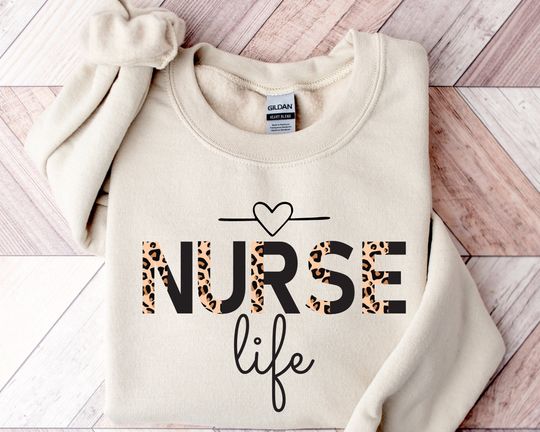 Nurse Life Sweatshirt, Registered Nurse Sweatshirt, RN Sweatshirt