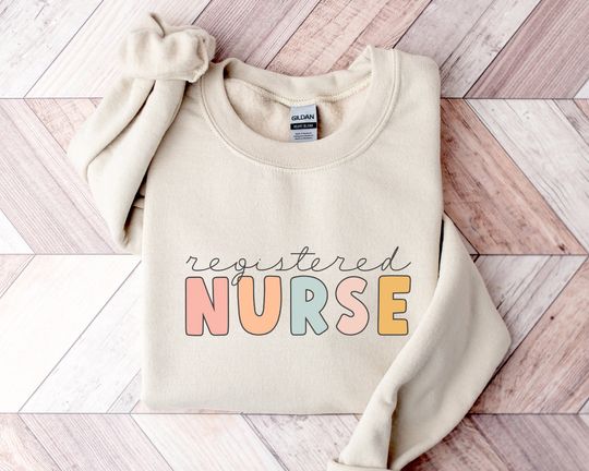 Registered Nurse Sweatshirt, RN Sweatshirt, RN Crewneck, Nurse Gift