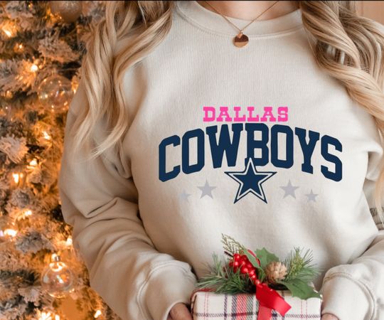 Dallas Cowboys sweater, football sweatshirt, Womens football sweatshirt, Christmas gift football