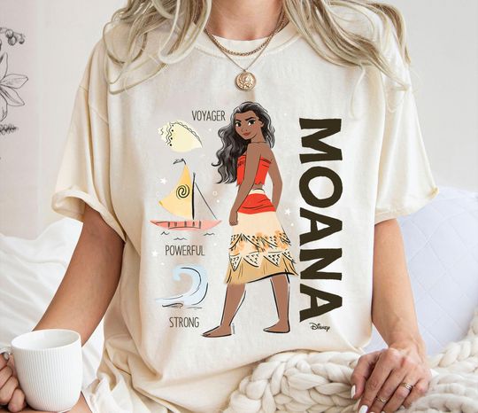 Princess Moana Disney Voyager Powerful Strong T-Shirt
