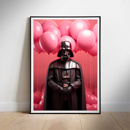 Star Wars poster, Darth Vader, Printable Wall Art Decor, New Home gift