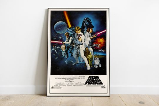 Star Wars Vintage Poster | Movie Poster | Premium Poster | Endor Poster | Star Wars modern art | Travel Poster | Tatooine Poster