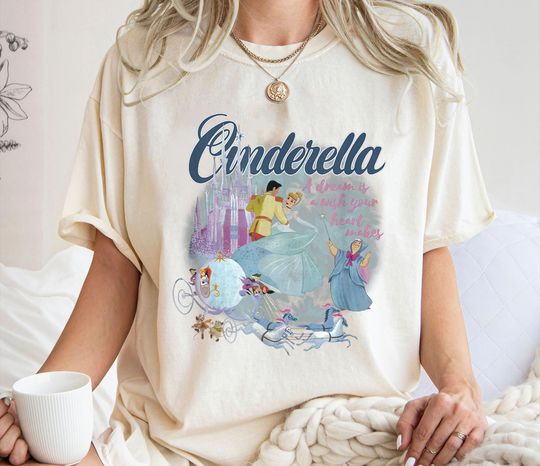 Disney Cinde Classic A Dream Is A Wish T-Shirt
