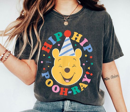 Disney Hip Hip Pooh-ray! Birthday Shirt, Winnie The Pooh T-shirt