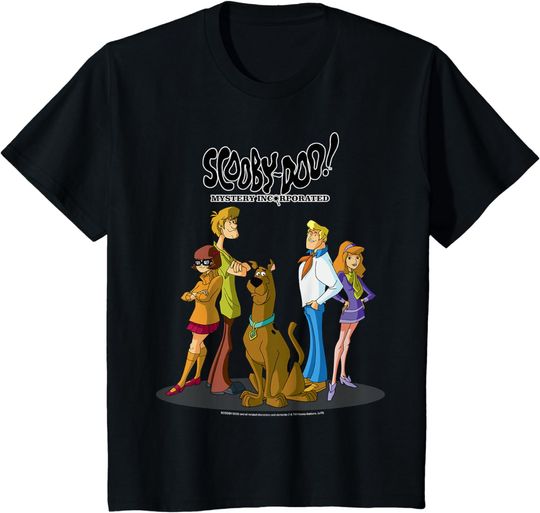 Kids Scooby-Doo Mystery Incorporated Mystery Gang Portrait T-Shirt
