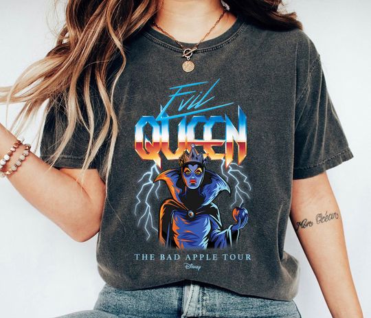 Bad Apple Tour Shirt, Villains Evil Queen Disney T-shirt