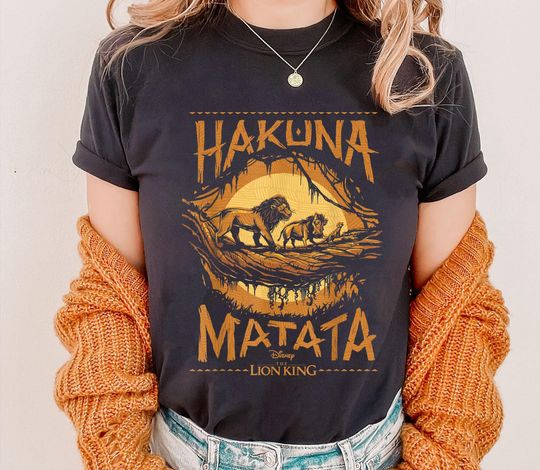 Hakuna Matata Sunset Shirt, The Lion King Disney Shirt