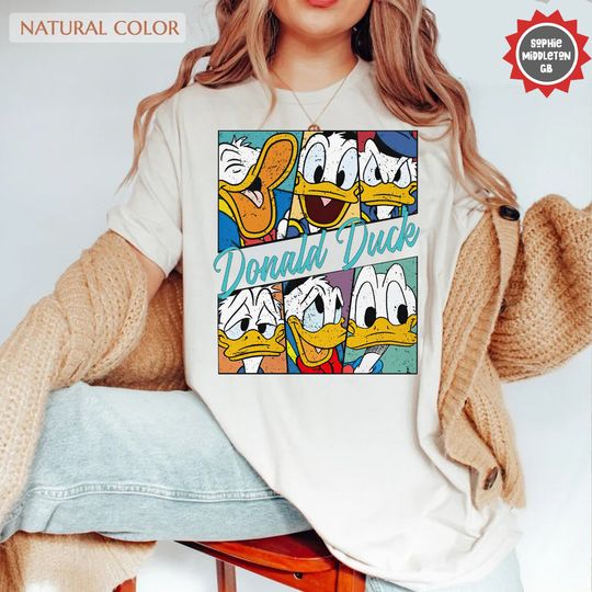 Donald Duck Shirt, Vintage Donald Duck Shirt, Disney Donald Duck, Donald T-Shirt