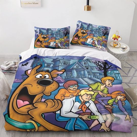 PUKSO Scooby-DOO 3D Great Dane Bedding Set Girls Boys Children