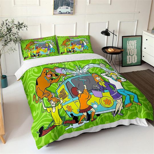 sunhaapp Children Scooby-Doo Comfortable Bedding Set