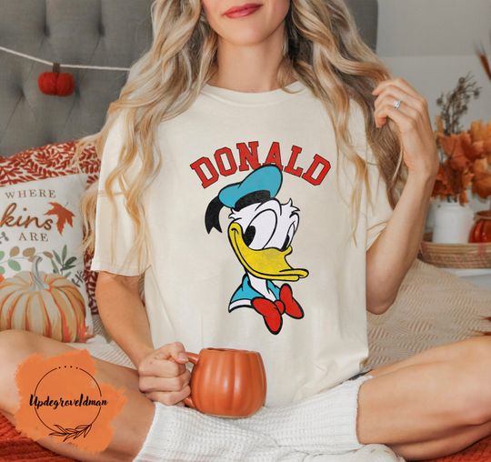 Vintage Donald Duck Shirt, Duck Shirt, Donald Duck Shirt, Disneyland Shirt