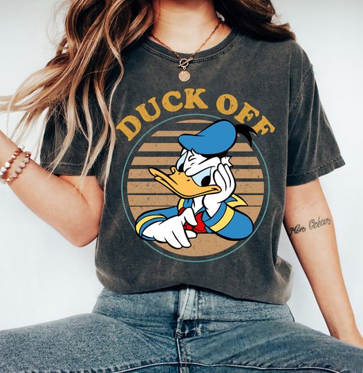 Disney Mickey and Friends Retro 90s Donald Duck Off Shirt, Vintage Donald Duck Tee