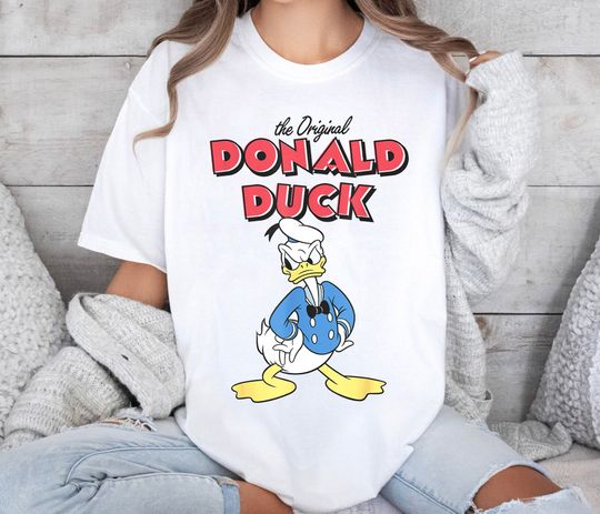 Vintage Donald Duck Shirt, Donald Duck Disney Shirt, Donald Duck Shirt