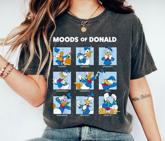 Donald Duck Moods Box Up Shirt, Mickey And Friends T-Shirt, Disney Family Vacation Shirt