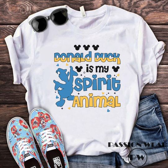 Donald Duck Is My Spirit Animal Shirt, Disney Donald Duck Shirt, Funny Duck Tee
