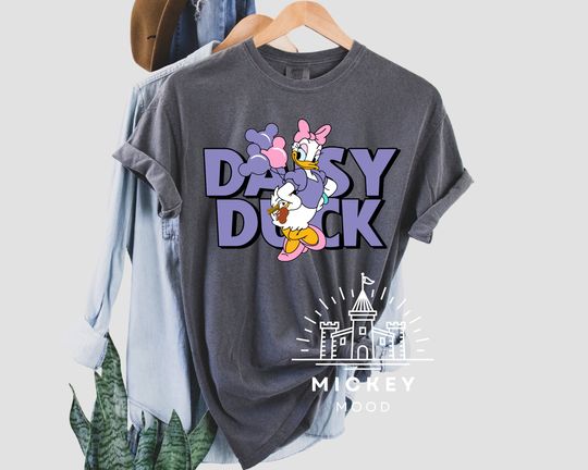 Comfort Colors Daisy Duck T-Shirt, Disneyland Family Matching Shirt, Magic Kingdom Tee