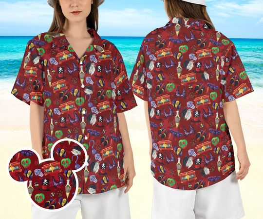 Disneyland Villains Hawaiian Shirt, Villains Poison Hawaii Shirt