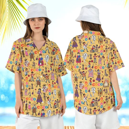 Disneyland Coco Hawaiian Shirt, Musical Family Hawaii Shirt