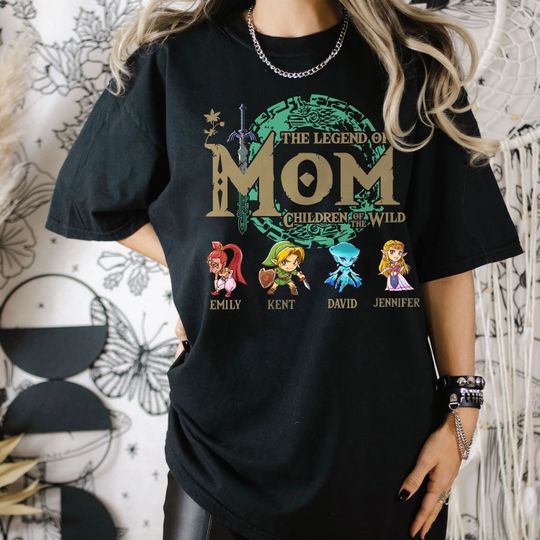 Personalized The Legend Of Mom Shirt, Zelda Mom Shirt