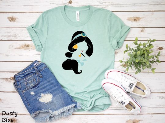 Jasmine Aladdin Invisible Color Unisex Shirt | Christmas Reindeer Games | Xmas Gift Tshirts | Disney Mickey Mouse Shirts