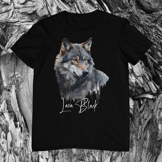 Grey Wolf T-shirt, Wolf Shirt, Wolf Graphic T-shirt, Wolf Gift Shirt, Cool T-shirt