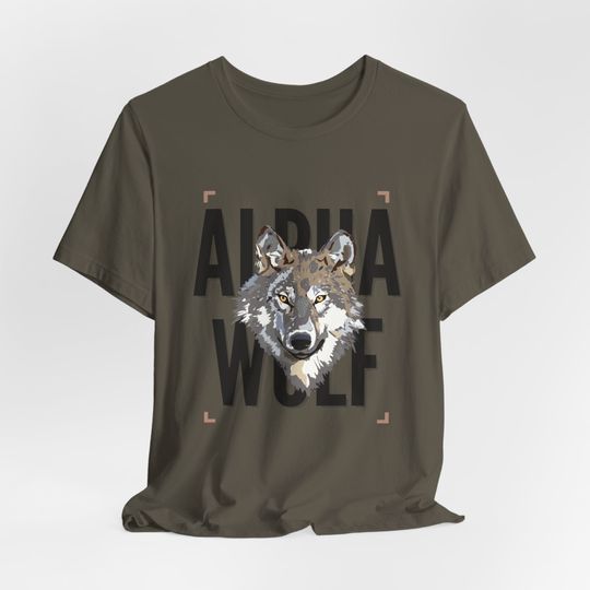 Alpha Wolf meme Unisex T-shirt, Trend T-shirt