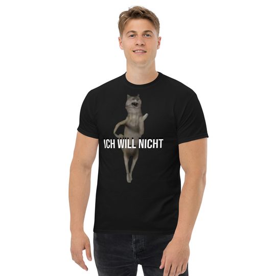 Dancing Wolf Meme  Unisex T-shirt, Trend T-shirt