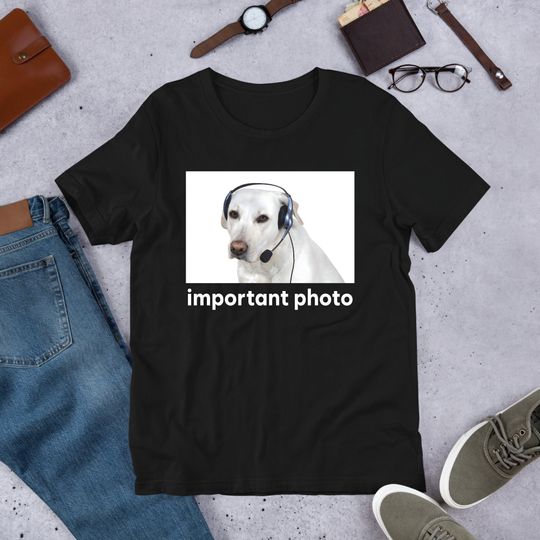 Important Photo Dog, Funny Meme Shirt, Dog Lover Gift