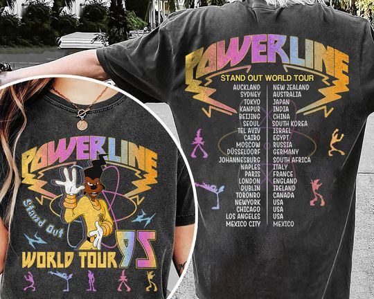 Stand Out Tee, Powerline 95 Shirt, Trip T-shirt