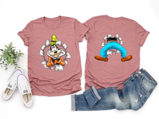 Disney Goofy Shirt, Double Side Disney Shirt, Disney Kids Shirt, Disney Trip Shirt, Disneyland Shirt, Goofy Shirt, Super Soft Shirt