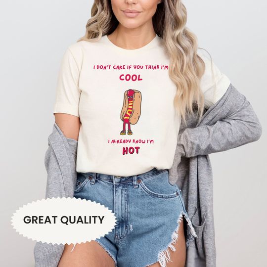 Funny T-Shirt, Funny Hot Dog Shirt, Graphic T-Shirt