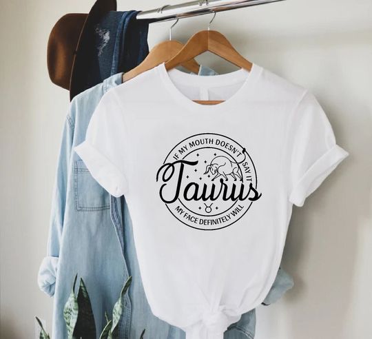 Taurus Zodiac Shirt, Taurus Birthday Gift, Zodiac Sign Shirts