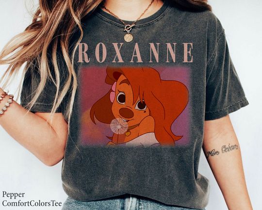 A Goofy Movie Roxanne Portrait Shirt Walt Disney World Shirt Gift Ideas Men Women