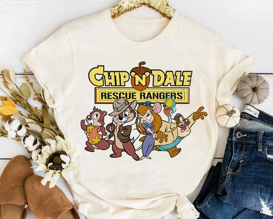 Disney Chip N Dale Goofy Group Rescue Retro Shirt, Magic Kingdom Shirt