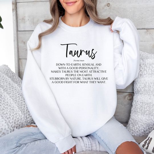 Astrology Signs Sweatshirt,  Tarot Sweatshirt, Birthday Astrology Shirt, Taurus Zodiac Gift