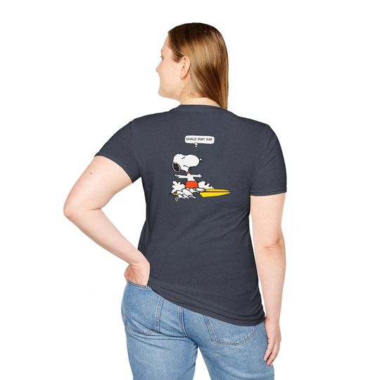 Charlie Don't Surf - Snoopy T-shirt, Snoopy Dog Shirt