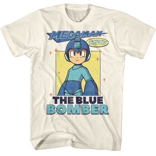 Mega Man The Blue Bomber Gaming Shirt