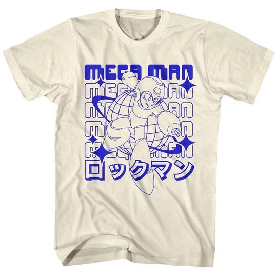 Megaman Men's T-Shirt  Worldwide Graphic Tees