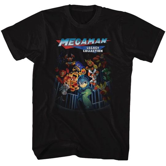 Mega Man Legacy Collection Black Shirts
