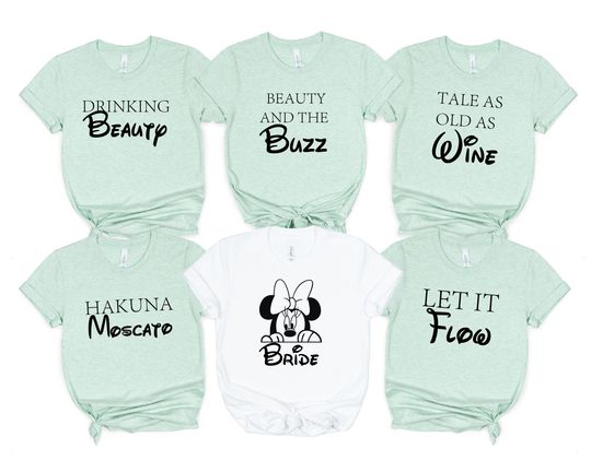 Disney Bachelorette Party Shirts, Disney Bride Shirt, Disney Bridesmaid Shirts, Disney Bridal Party Shirts, Minnie Shirt