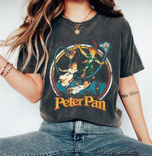 Disney Peter Pan Group London Flyin Graphic Shirt
