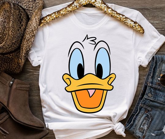 Disney Donald Duck Big Face Graphic Shirt