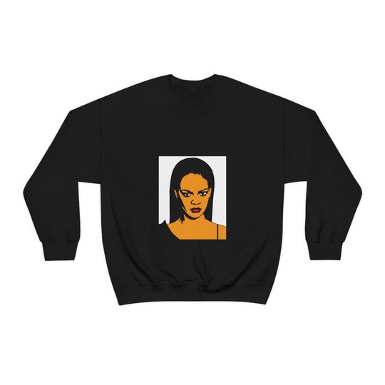 Rihanna Unisex Heavy Blend Crewneck Sweatshirt