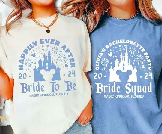 Disney Bride Shirt, Bride Squad Shirt, Disney Bridesmaid Shirts, Disney Bride To Be, Disney Bachelorette Party shirts, Bridal Party Shirts