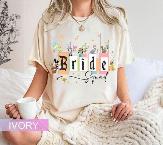 Disney Bride Comfort Colors Shirt, Disney Minnie Bride Shirt, Bride To Be shirt, Disney Bachelorette Party Shirts, Disney Bridal Party Shirt