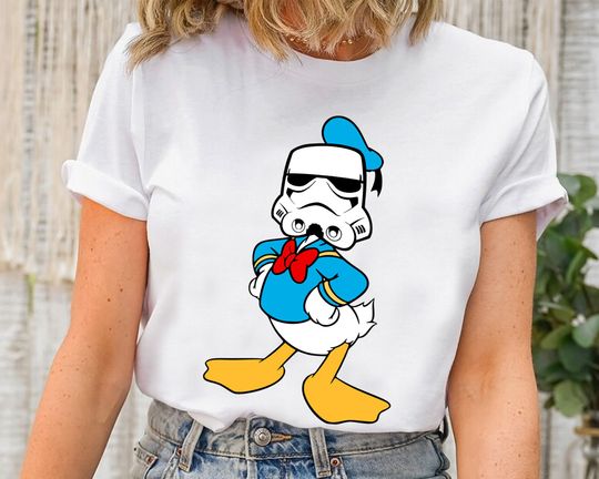 Disney Donald Duck Star Wars Stormtrooper Shirt